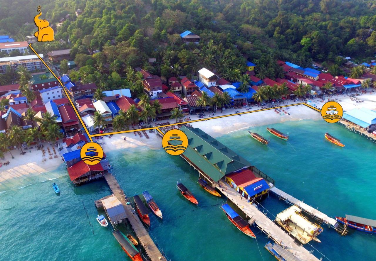 Happy Elephant Bungalows Kaoh Touch Bagian luar foto